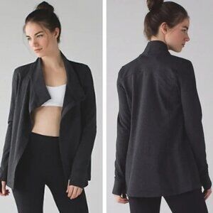 Lululemon Coast Wrap Jacket in Charcoal Grey 8